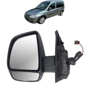 Oglinda Stanga OPEL COMBO Tour din 2001 - 2011, Auto, Reglaj mecanic, Completa - Img 2