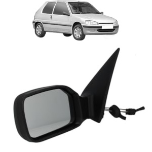 Oglinda Stanga PEUGEOT 106 II (1A_, 1C_) din 1996 - 2004, Auto, Reglaj mecanic, Completa - Img 2