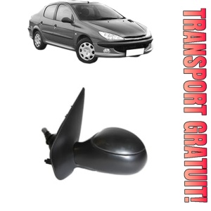 Oglinda Stanga PEUGEOT 206 Saloon din 2007 - 2008, Auto, Reglaj mecanic, Completa