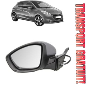 Oglinda Stanga PEUGEOT 208 I (CA_, CC_) din 2012 - 2019, Auto, Reglaj electric, Completa