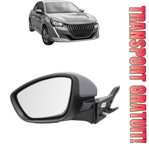 Oglinda Stanga PEUGEOT 208 II (UB_, UP_, UW_, UJ_) din 2019 - 2025, Auto, Reglaj electric, Completa