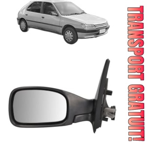 Oglinda Stanga PEUGEOT 306 Hatchback Van din 1993 - 2001, Auto, Reglaj electric, Completa