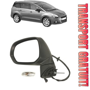 Oglinda Stanga PEUGEOT 5008 (0U_, 0E_) din 2009 - 2017, Auto, Reglaj electric, Completa
