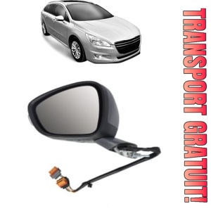 Oglinda Stanga PEUGEOT 508 SW Estate Van (8E_) din 2011 - 2018, Auto, Reglaj electric, Completa