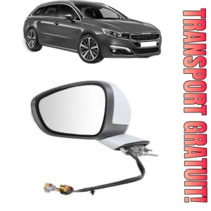 Oglinda Stanga PEUGEOT 508 SW I (8E_) din 2010 - 2018, Auto, Reglaj manual, Completa