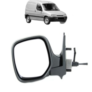 Oglinda Stanga PEUGEOT PARTNER Box Body/MPV (5_, G_) din 1996 - 2015, Auto, Reglaj mecanic, Completa - Img 2