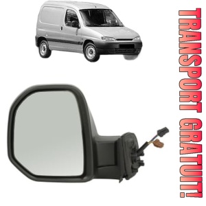 Oglinda Stanga PEUGEOT PARTNER Box Body/MPV (5_, G_) din 1996 - 2015, Auto, Reglaj electric, Completa