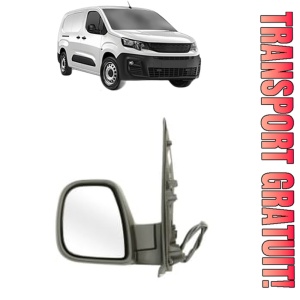 Oglinda Stanga PEUGEOT PARTNER Box Body/MPV (K9) din 2018 - 2023, Auto, Reglaj electric, Completa