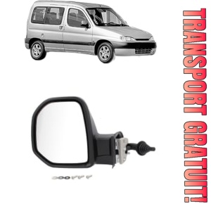 Oglinda Stanga PEUGEOT PARTNER MPV (5_, G_) din 1996 - 2015, Auto, Reglaj mecanic, Completa