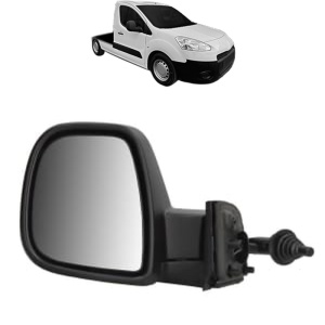 Oglinda Stanga PEUGEOT PARTNER Platform/Chassis din 2009 - 2015, Auto, Reglaj mecanic, Completa - Img 2