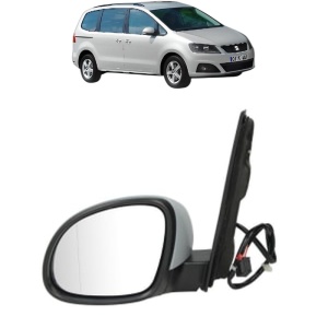 Oglinda Stanga SEAT ALHAMBRA (710, 711) din 2010 - 2022, Auto, Reglaj electric, Completa - Img 2