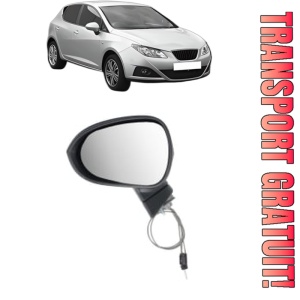 Oglinda Stanga SEAT IBIZA IV (6J5, 6P1) din 2008 - 2017, Auto, Reglaj mecanic, Completa