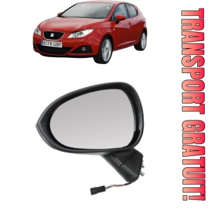 Oglinda Stanga SEAT IBIZA IV Hatchback Van (6J1) din 2008 - 2015, Auto, Reglaj electric, Completa