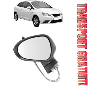 Oglinda Stanga SEAT IBIZA IV SC (6J1, 6P5) din 2008 - 2016, Auto, Reglaj mecanic, Completa
