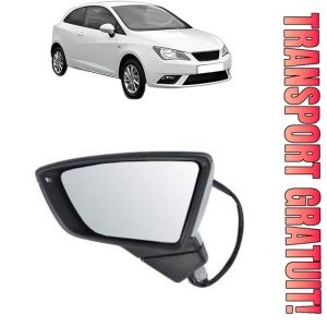 Oglinda Stanga SEAT IBIZA IV SC (6J1, 6P5) din 2008 - 2016, Auto, Reglaj electric, Completa