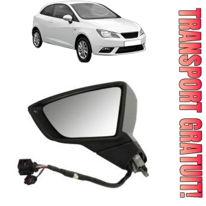 Oglinda Stanga SEAT IBIZA IV SC (6J1, 6P5) din 2008 - 2016, Auto, Reglaj electric, Completa
