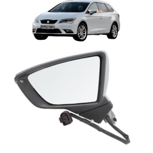 Oglinda Stanga SEAT LEON ST Estate Van (5F8) din 2014 - 2020, Auto, Reglaj electric, Completa - Img 2