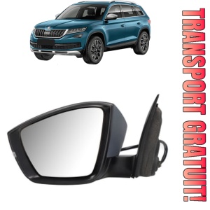 Oglinda Stanga SKODA KODIAQ I (NS6, NS7, NV7) din 2016 - 2021, Auto, Reglaj electric, Completa