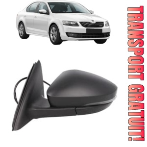 Oglinda Stanga SKODA OCTAVIA III (5E3, NL3, NR3) din 2012 - 2020, Auto, Reglaj electric, Completa