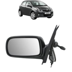 Oglinda Stanga TOYOTA YARIS (_P9_) din 2005 - 2014, Auto, Reglaj mecanic, Completa - Img 2