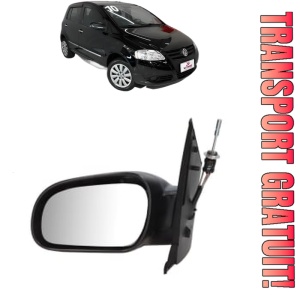 Oglinda Stanga Volkswagen FOX Van (5Z1) din 2010 - 2011, Auto, Reglaj mecanic, Completa