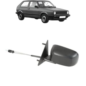 Oglinda Stanga Volkswagen GOLF II (19E, 1G1) din 1983 - 1992, Auto, Reglaj mecanic, Completa - Img 2