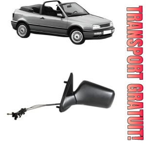 Oglinda Stanga Volkswagen GOLF III Cabriolet (1E7) din 1993 - 1998, Auto, Reglaj mecanic, Completa