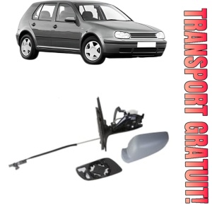 Oglinda Stanga Volkswagen GOLF IV (1J1) din 1997 - 2007, Auto, Reglaj mecanic, Completa