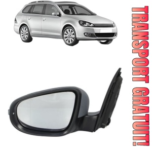 Oglinda Stanga Volkswagen GOLF VI Variant (AJ5) din 2009 - 2013, Auto, Reglaj electric, Completa
