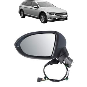 Oglinda Stanga Volkswagen PASSAT ALLTRACK B8 Variant (3G5, CB5) din 2015 - 2024, Auto, Reglaj electric, Completa - Img 2