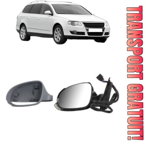 Oglinda Stanga Volkswagen PASSAT B6 Variant (3C5) din 2005 - 2011, Auto, Reglaj electric, Completa