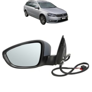 Oglinda Stanga Volkswagen PASSAT B7 Estate Van (365) din 2011 - 2014, Auto, Reglaj electric, Completa - Img 2