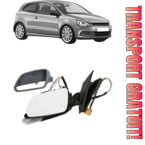Oglinda Stanga Volkswagen POLO V (6R1, 6C1) din 2009 - 2022, Auto, Reglaj electric, Completa