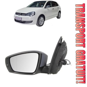Oglinda Stanga Volkswagen POLO VIVO Hatchback (6S1, 6S3) din 2010 - 2019, Auto, Reglaj mecanic, Completa