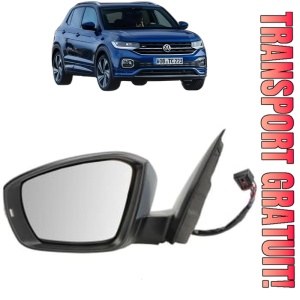 Oglinda Stanga Volkswagen T-CROSS (C11, D31) din 2018 - 2020, Auto, Reglaj electric, Completa