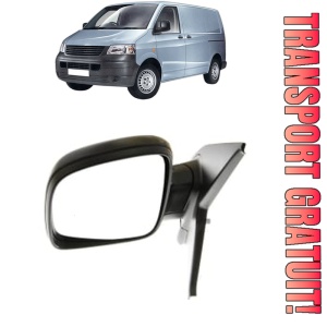 Oglinda Stanga Volkswagen TRANSPORTER T5 Van (7HA, 7HH, 7EA, 7EH) din 2003 - 2015, Auto, Reglaj manual, Completa