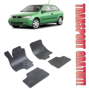 Opel Astra G, Sedan, fabricat din 1998 - 2009, set covorase auto dedicate, din cauciuc 100% Premium
