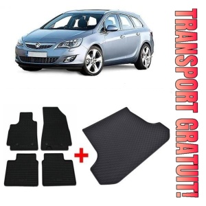Opel Astra J Combi din 09.2010 - 03.2016 *4, Set Covorase + tavita portbagaj auto