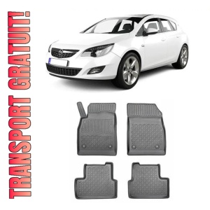Opel Astra J, Hatchback, Din 10.2009 - 10.2015 , Set Covorase Auto Tip Tavita Premium 3D, din cauciuc