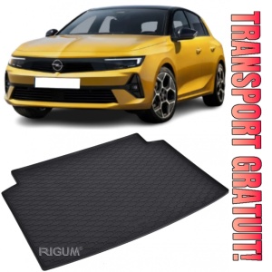 Opel Astra Tavita pentru portbagaj din cauciuc, compatibila Opel Astra L fabricatie 2022 - prezent, caroserie hatchback, portbagaj inferior, fara podea reglabila pe inaltime