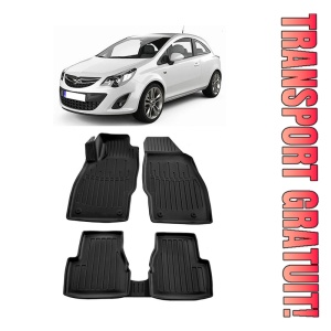 Opel Corsa D (2006-2014) Set covorase auto cauciuc G.Modern Line 3D