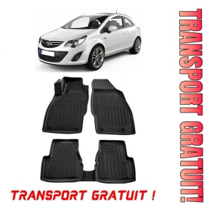Opel Corsa D (2006-2014) Set covorase auto cauciuc G.Modern Line 3D transport gratuit