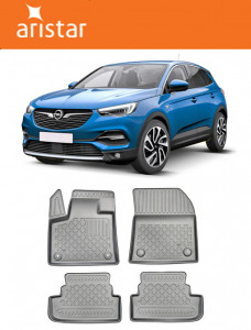 Opel Grandland X Phev, Suv, Din 11.2019 - Prezent , Set Covorase Auto Tip Tavita Premium 3D, din cauciuc accesorii pentru autoturismul tau - masina v170917