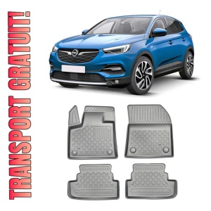 Opel Grandland X Phev, Suv, Din 11.2019 - Prezent , Set Covorase Auto Tip Tavita Premium 3D, din cauciuc