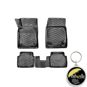 Opel Vectra C 2002-2008 Set 4 covorase auto din cauciuc tip tavita premium line 3D accesorii pentru autoturismul tau - masina v242618