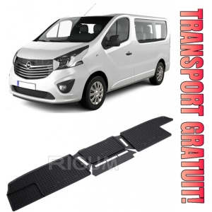Opel Vivaro B, Van, fabricat din 09.2014 - 02.2019, Rand 2, set covorase auto dedicate, din cauciuc 100% Premium