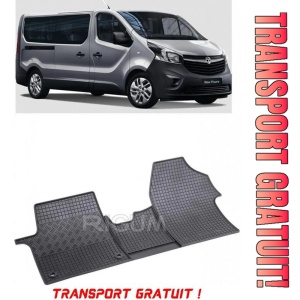 Opel Vivaro C, Van, fabricat din 03.2019 - Prezent, 2-3 Locuri, Transport Marfa, set covorase auto dedicate, din cauciuc 100% Premium - Transport Gratuit