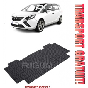 Opel Zafira Life fabricat din 03.2019 - Prezent, Van, Rand 2, Masina Are 5 Locuri, set covorase auto dedicate, din cauciuc 100% Premium - Transport Gratuit