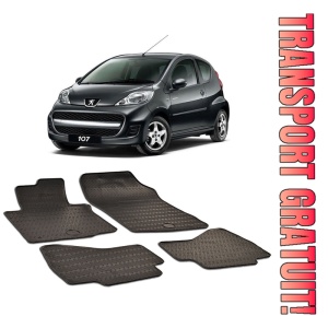Peugeot 107 (2005-2014) Set covorase auto cauciuc Urban Line