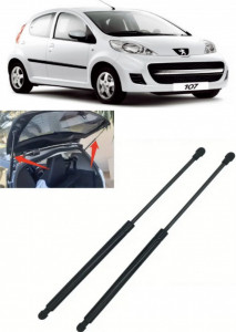 Peugeot 107 Set 2 amortizoare pentru portbagaj / haion Krosno compatibil cu Peugeot 107 Hatchback fabricat intre 2005-2014 accesorii pentru autoturismul tau - masina v88085